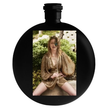 Amber Heard Round Flask