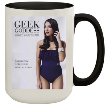 Olivia Munn 15oz Colored Inner & Handle Mug