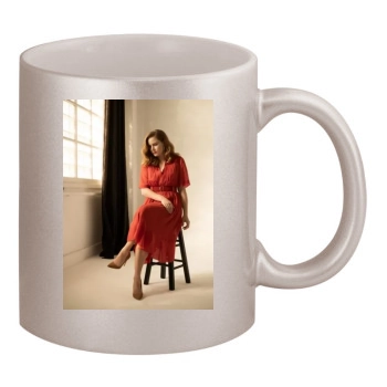 Amy Adams 11oz Metallic Silver Mug