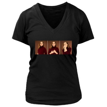 Amy Adams Women's Deep V-Neck TShirt