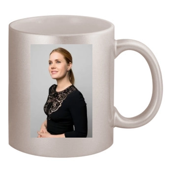 Amy Adams 11oz Metallic Silver Mug