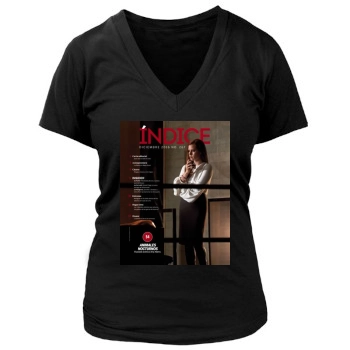 Amy Adams Women's Deep V-Neck TShirt