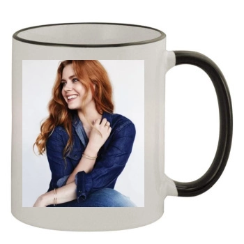 Amy Adams 11oz Colored Rim & Handle Mug