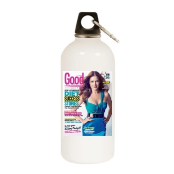 Amy Adams White Water Bottle With Carabiner