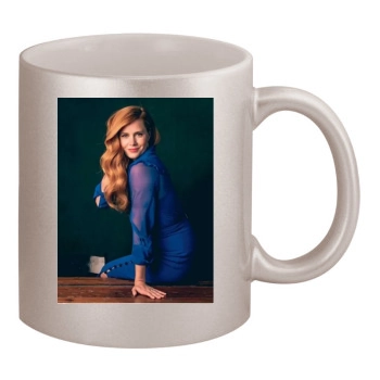 Amy Adams 11oz Metallic Silver Mug