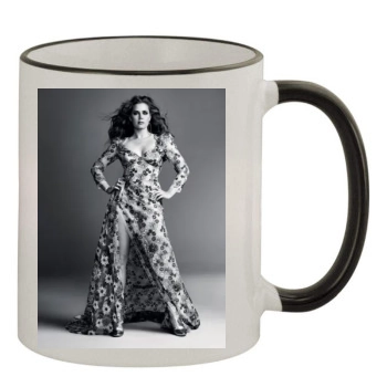 Amy Adams 11oz Colored Rim & Handle Mug