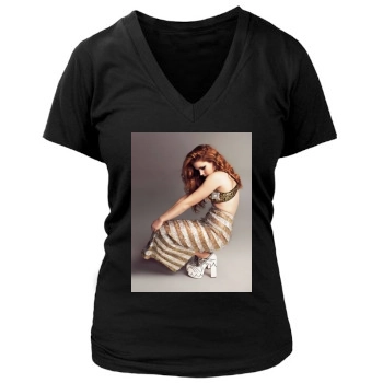 Amy Adams Women's Deep V-Neck TShirt