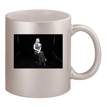 Amy Adams 11oz Metallic Silver Mug