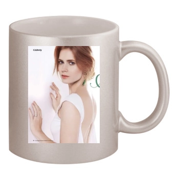 Amy Adams 11oz Metallic Silver Mug