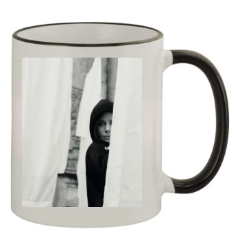 Amy Adams 11oz Colored Rim & Handle Mug