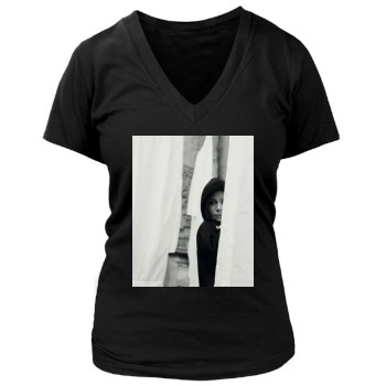 Amy Adams Women's Deep V-Neck TShirt