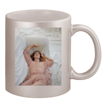 Amy Adams 11oz Metallic Silver Mug