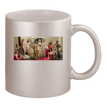 Amy Adams 11oz Metallic Silver Mug