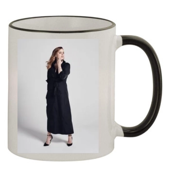 Amy Adams 11oz Colored Rim & Handle Mug