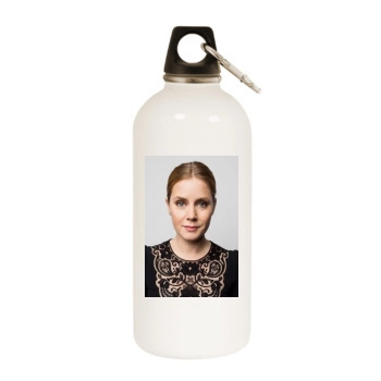 Amy Adams White Water Bottle With Carabiner