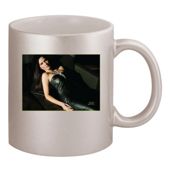 Olivia Munn 11oz Metallic Silver Mug