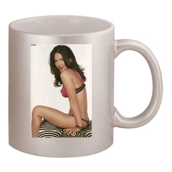 Olivia Munn 11oz Metallic Silver Mug