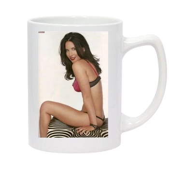 Olivia Munn 14oz White Statesman Mug