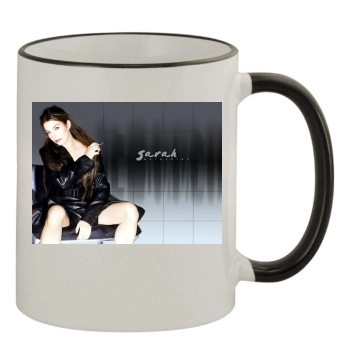 Sarah McLachlan 11oz Colored Rim & Handle Mug