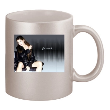 Sarah McLachlan 11oz Metallic Silver Mug