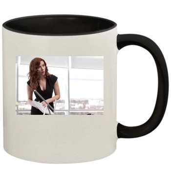 Scarlett Johansson 11oz Colored Inner & Handle Mug