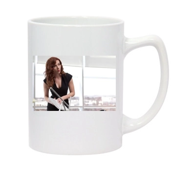 Scarlett Johansson 14oz White Statesman Mug