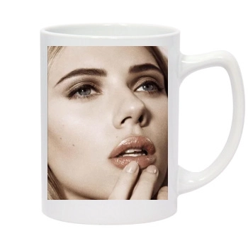 Scarlett Johansson 14oz White Statesman Mug