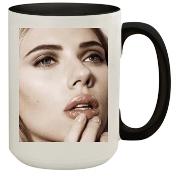 Scarlett Johansson 15oz Colored Inner & Handle Mug