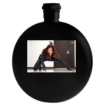 Scarlett Johansson Round Flask