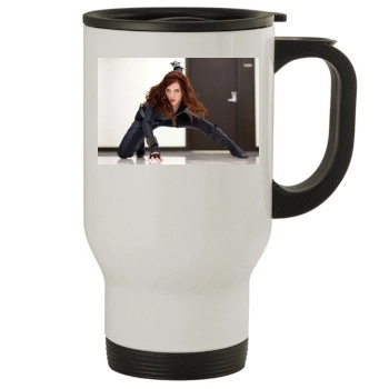 Scarlett Johansson Stainless Steel Travel Mug