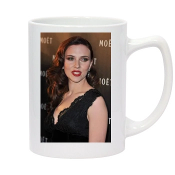 Scarlett Johansson 14oz White Statesman Mug