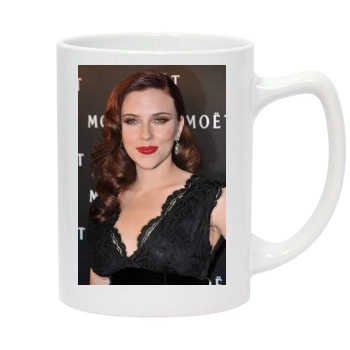 Scarlett Johansson 14oz White Statesman Mug