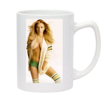 Scarlett Johansson 14oz White Statesman Mug