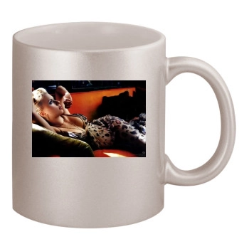 Scarlett Johansson 11oz Metallic Silver Mug