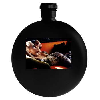 Scarlett Johansson Round Flask