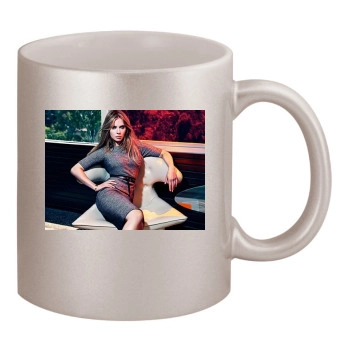 Scarlett Johansson 11oz Metallic Silver Mug