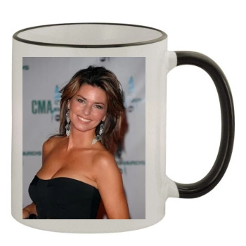 Shania Twain 11oz Colored Rim & Handle Mug