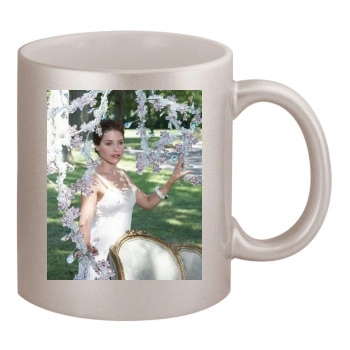 Sophia Bush 11oz Metallic Silver Mug