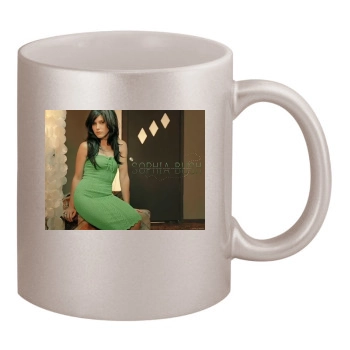 Sophia Bush 11oz Metallic Silver Mug