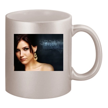 Sophia Bush 11oz Metallic Silver Mug