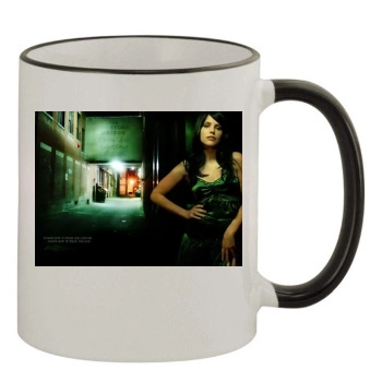 Sophia Bush 11oz Colored Rim & Handle Mug