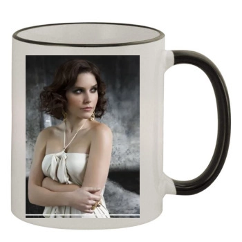 Sophia Bush 11oz Colored Rim & Handle Mug