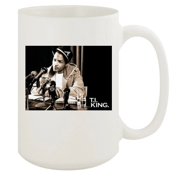 T.I. 15oz White Mug