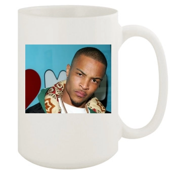 T.I. 15oz White Mug