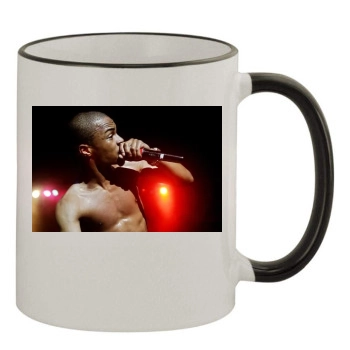 T.I. 11oz Colored Rim & Handle Mug