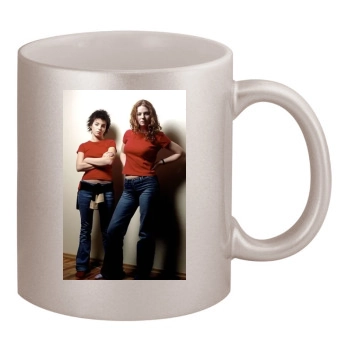 TATU 11oz Metallic Silver Mug