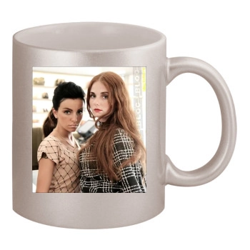 TATU 11oz Metallic Silver Mug