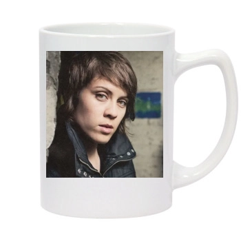 Tegan and Sara 14oz White Statesman Mug