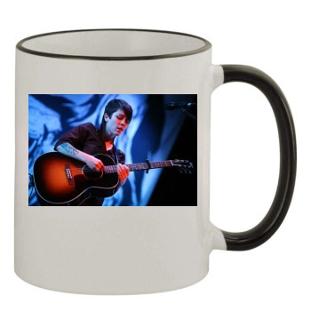 Tegan and Sara 11oz Colored Rim & Handle Mug