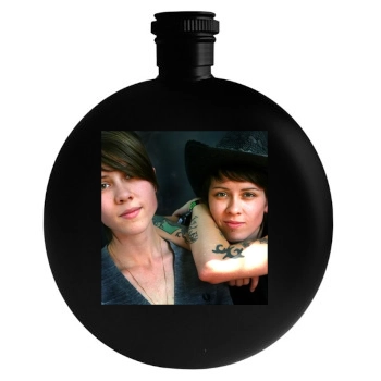 Tegan and Sara Round Flask